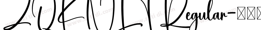ZQKNLT Regular字体转换